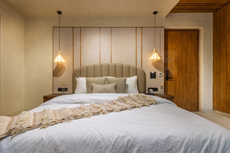 One of the six guest rooms at The Chestnut Grove